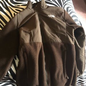 Brown girls xl north face